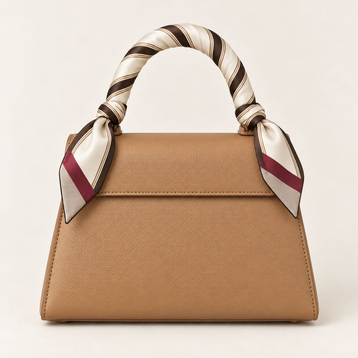 Elnaviq® Ruban Contrast Bag Scarf | A Parisian Touch for Your Everyday Bag
